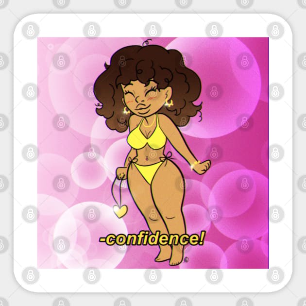 -confidence! Sticker by aliyahart